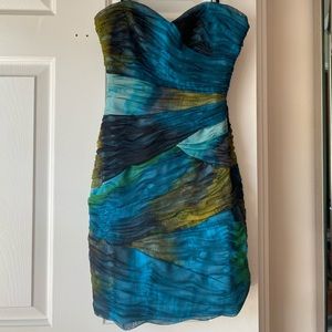 Strapless BCBG dress